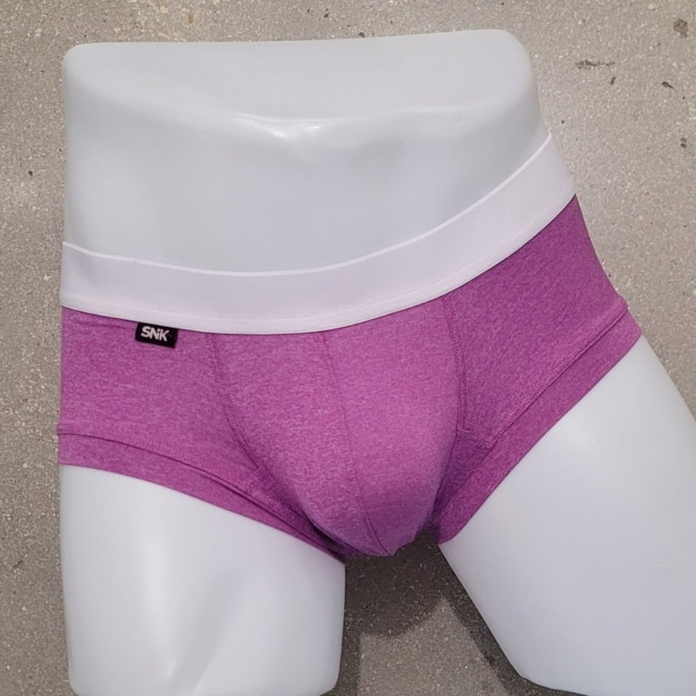 SNK PURPLE & WHITE BRIEF